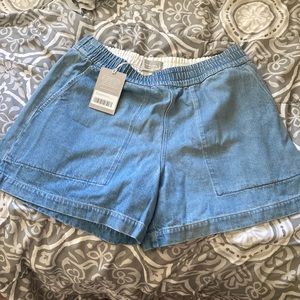 Everlane - Summer Denim Drawstring Short (size L)